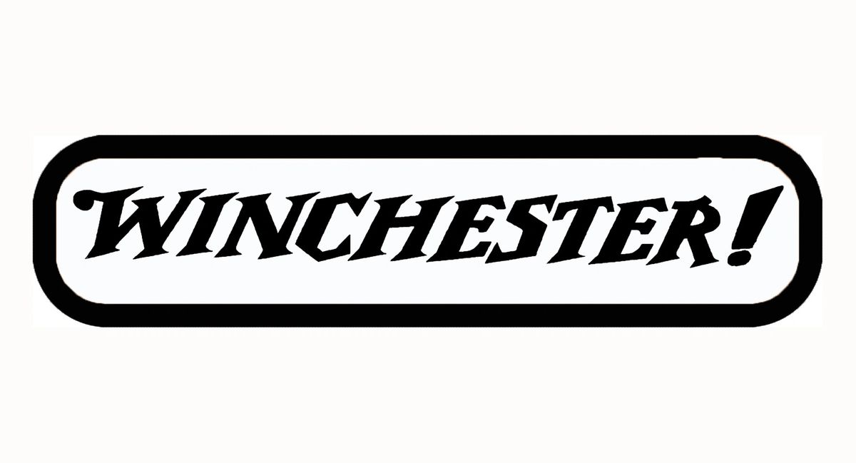 Cast Iron Winchester Rifle Sign In The Black Gunmetal Finish - Foto 10